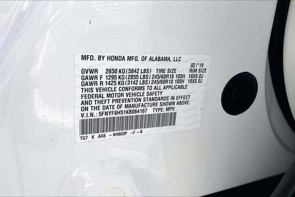 Used 2019 Honda Pilot EX-L image 19