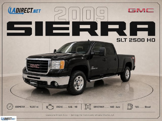 Used 2009 GMC Sierra 2500 SLT w/ Entertainment Package AWD/4WD image 1