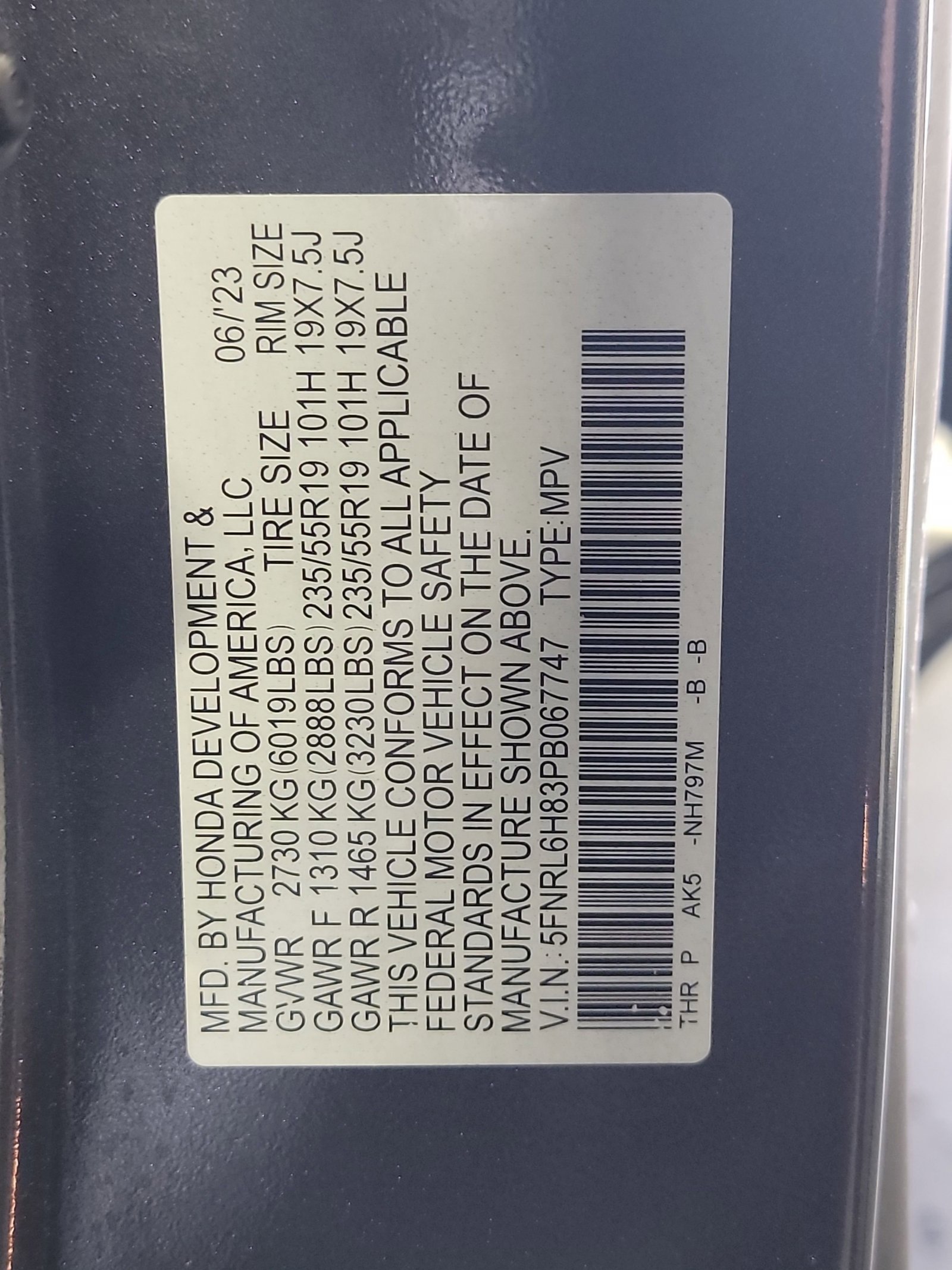 Used 2023 Honda Odyssey Touring image 33