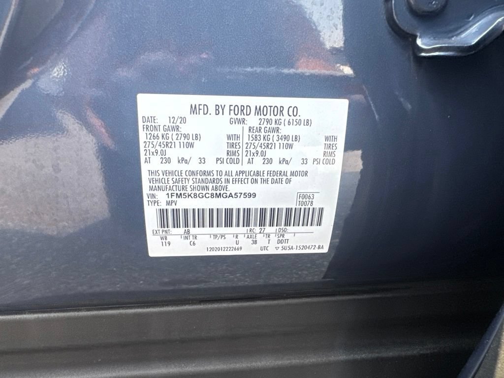 Used 2021 Ford Explorer ST w/ Equipment Group 401A AWD/4WD image 28