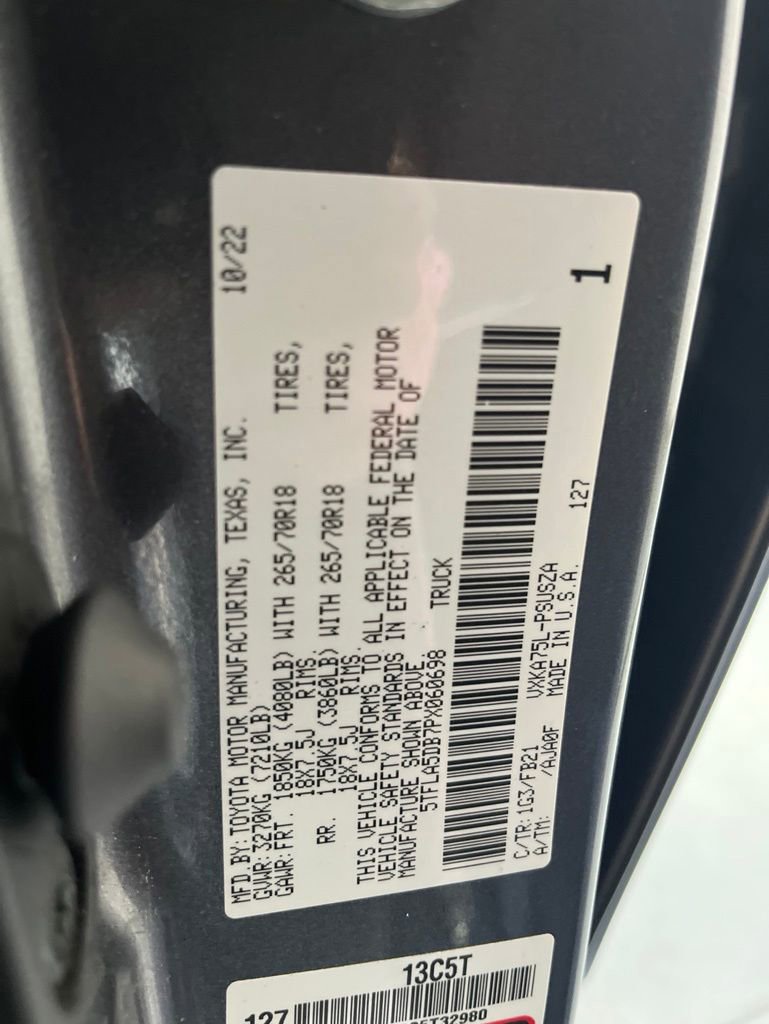 Used 2023 Toyota Tundra SR5 w/ SR5 Convenience Package AWD/4WD image 73