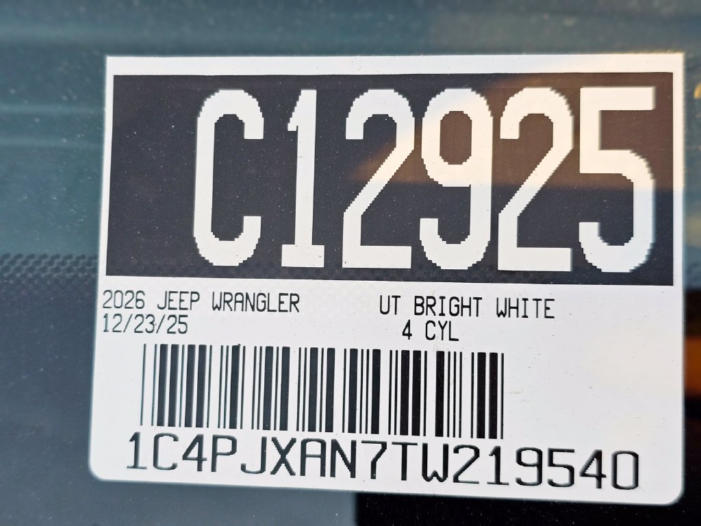 New 2026 Jeep Wrangler Sport AWD/4WD image 10