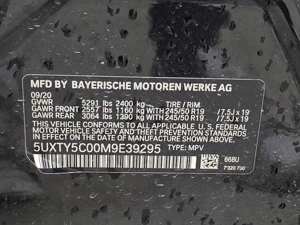 Used 2021 BMW X3 xDrive30i w/ Convenience Package image 38