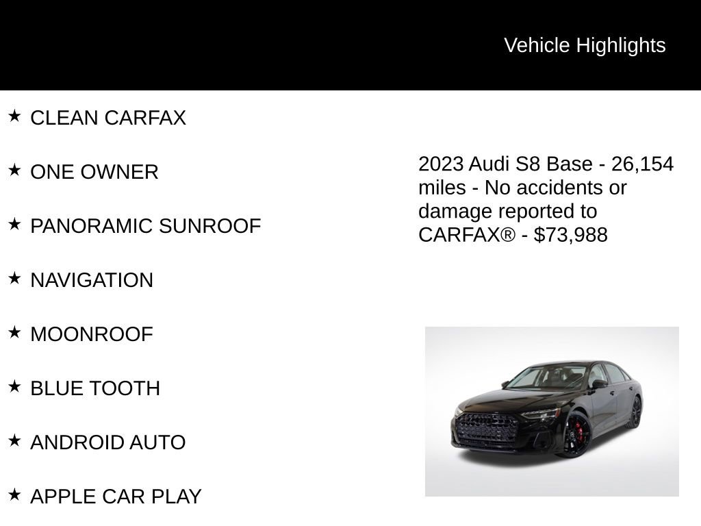 Used 2023 Audi S8 image 8