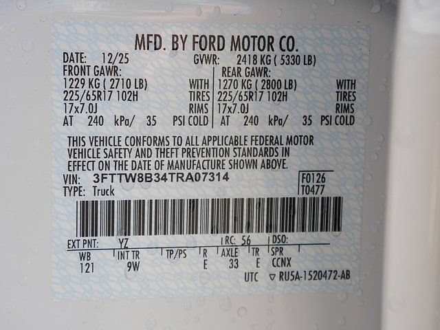 New 2026 Ford Maverick XL w/ Equipment Group 101A AWD/4WD image 38