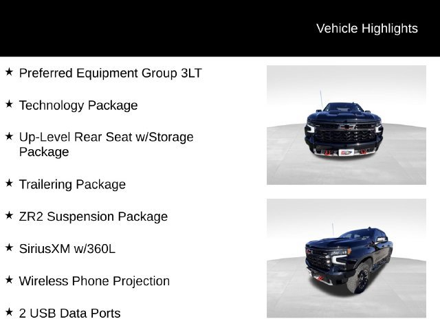 Used 2023 Chevrolet Silverado 1500 ZR2 w/ Technology Package AWD/4WD image 13