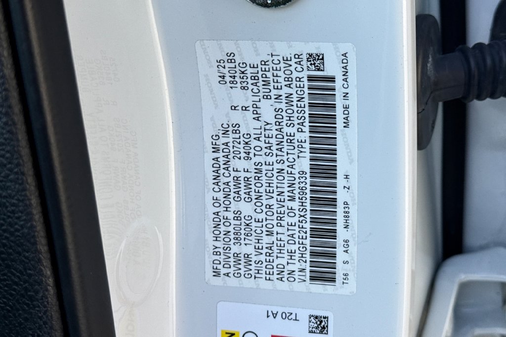 Certified 2025 Honda Civic Sport image 34