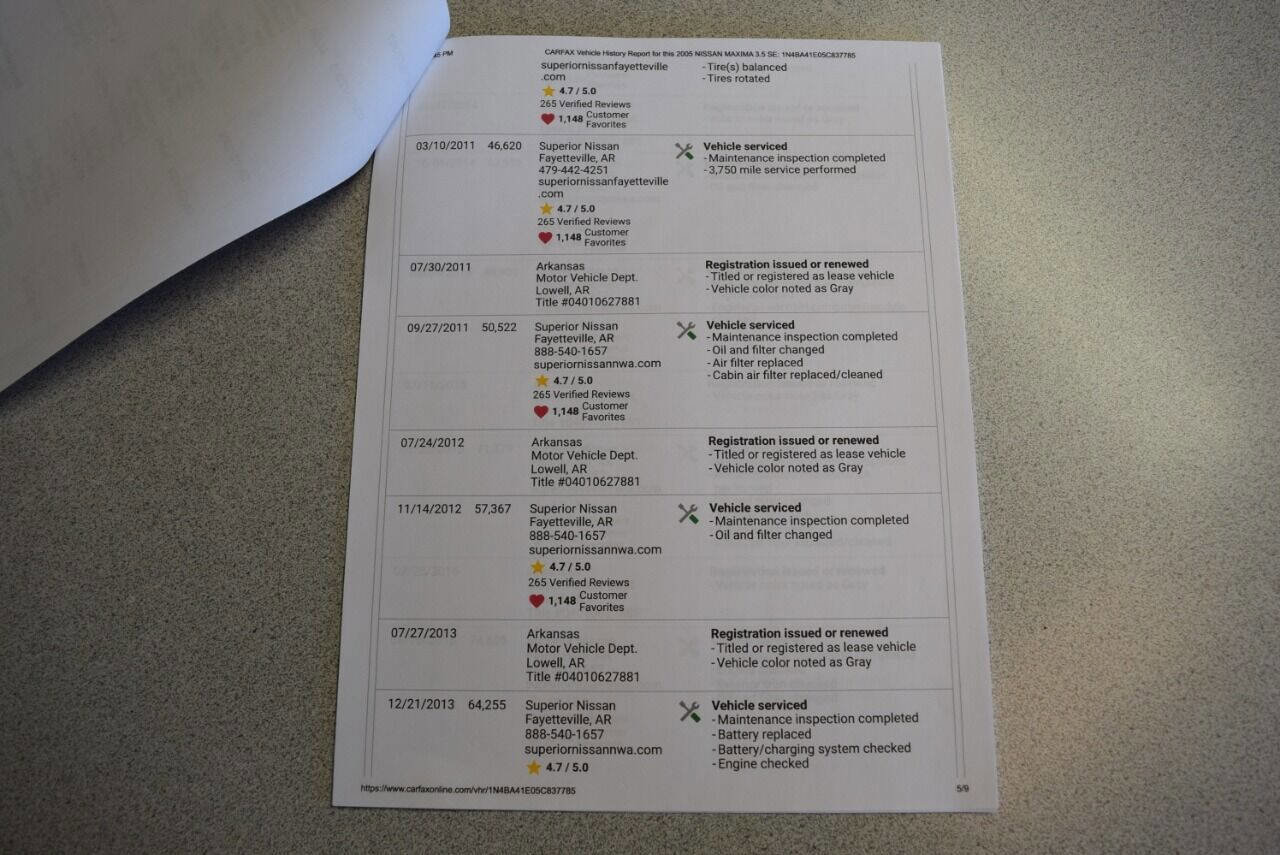 Used 2005 Nissan Maxima 3.5 SE image 53