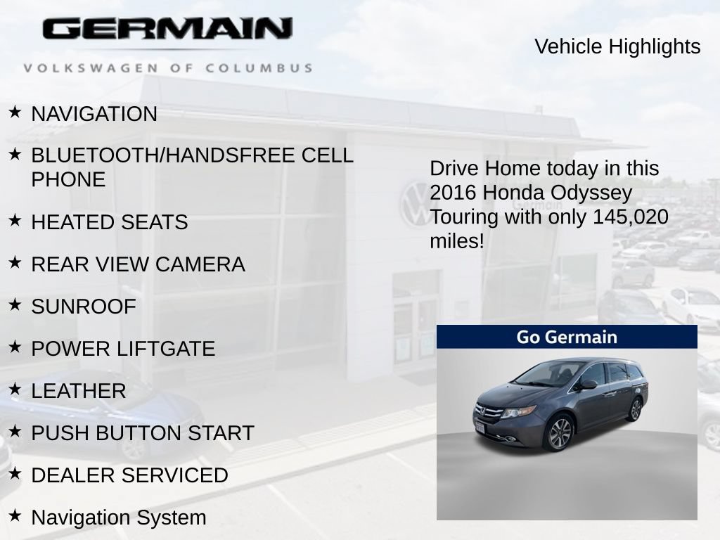 Used 2016 Honda Odyssey Touring image 4