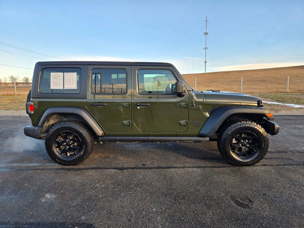 Used 2021 Jeep Wrangler Unlimited Willys image 2