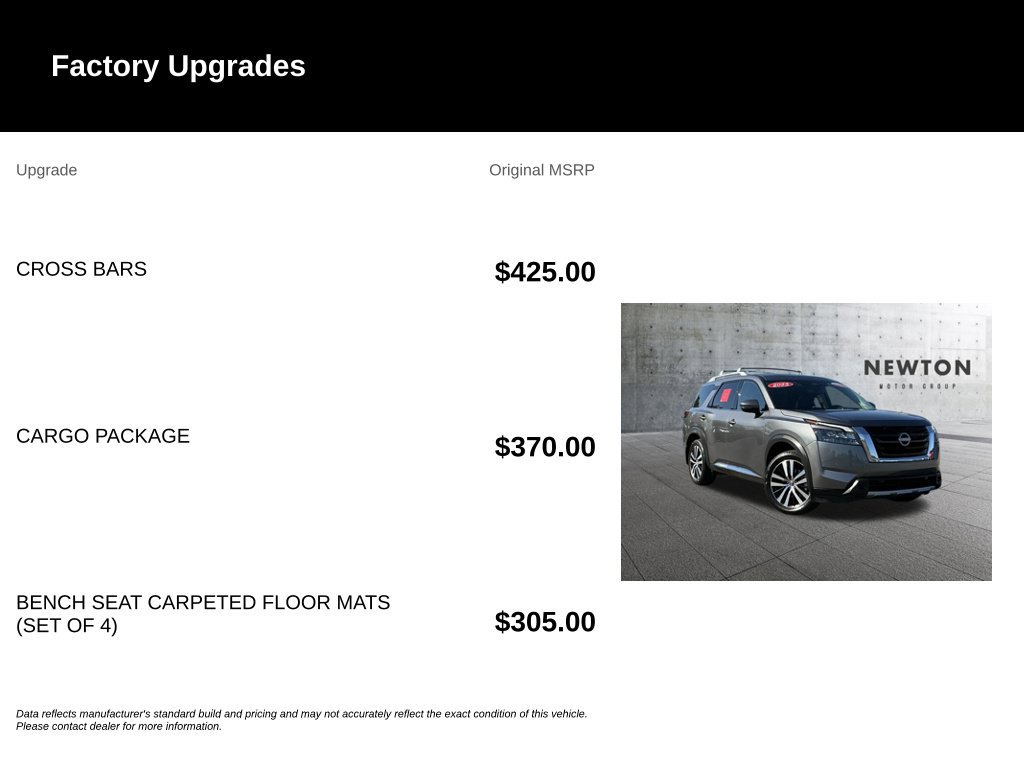 Used 2025 Nissan Pathfinder Platinum w/ Cargo Package FWD image 6