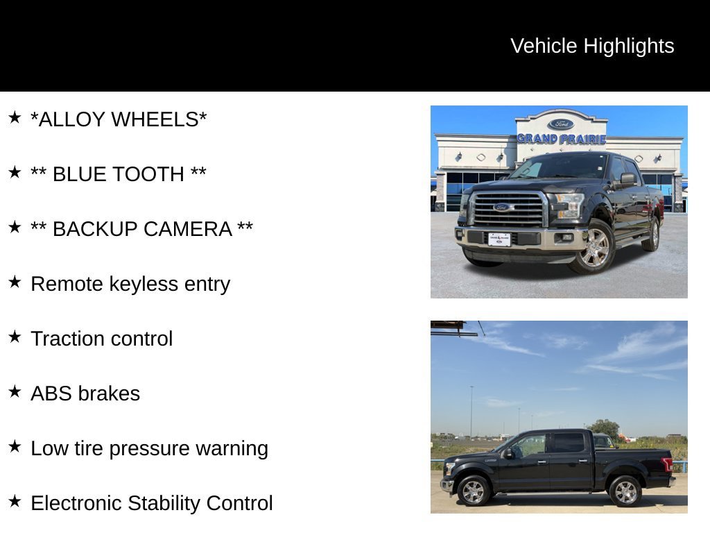 Used 2015 Ford F150 XLT w/ Equipment Group 302A Luxury RWD image 4
