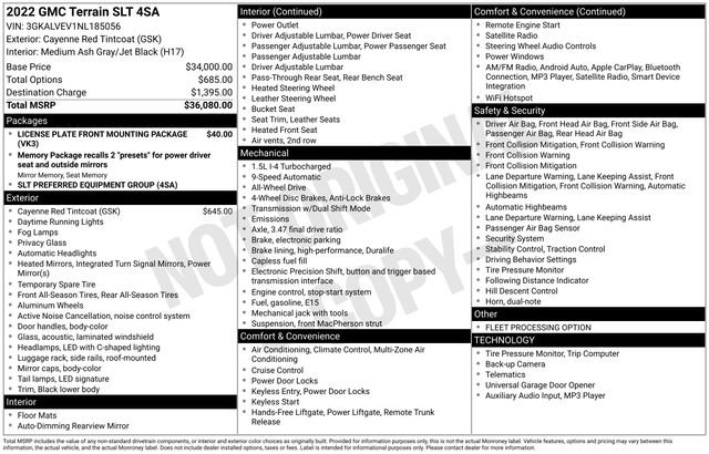 Used 2022 GMC Terrain SLT image 7