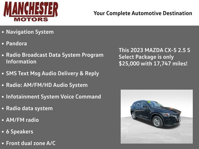 Used 2023 MAZDA CX-5 AWD 2.5 S w/ Select Package image 2