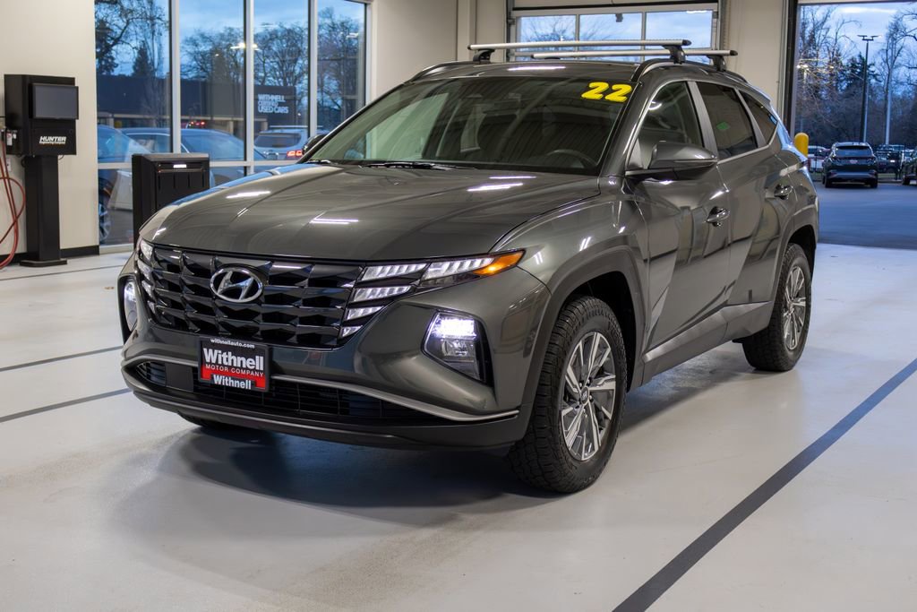 Certified 2022 Hyundai Tucson Blue image 3