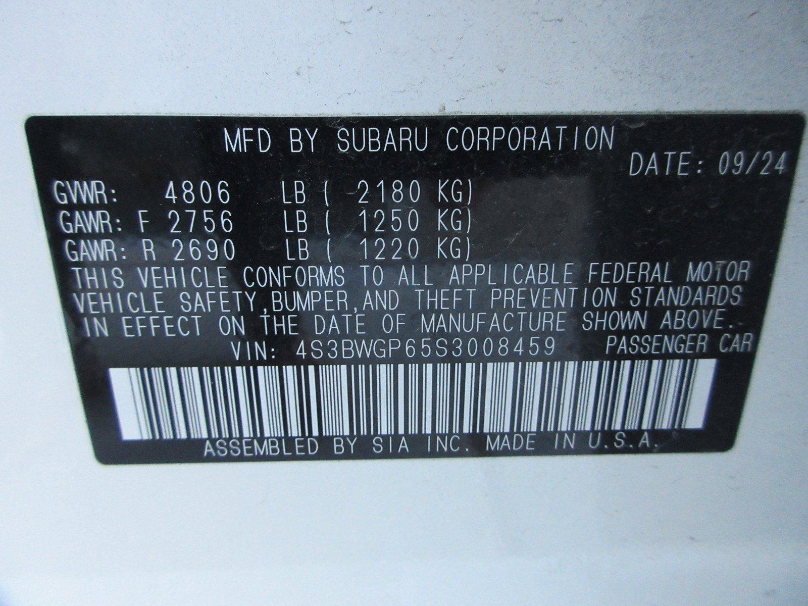Used 2025 Subaru Legacy Touring XT image 55