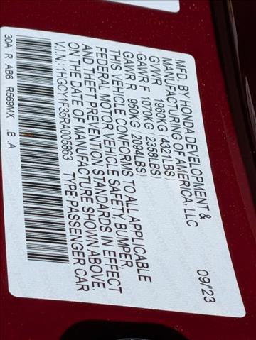 Certified 2024 Honda Accord EX image 23