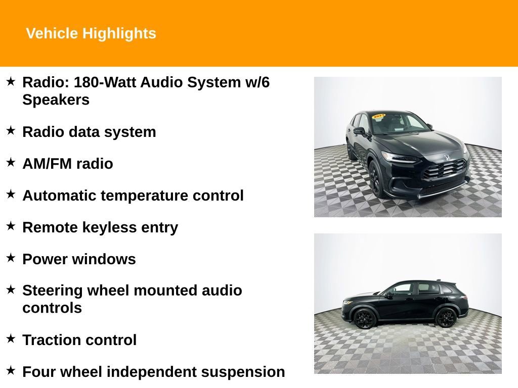 Used 2023 Honda HR-V Sport image 2