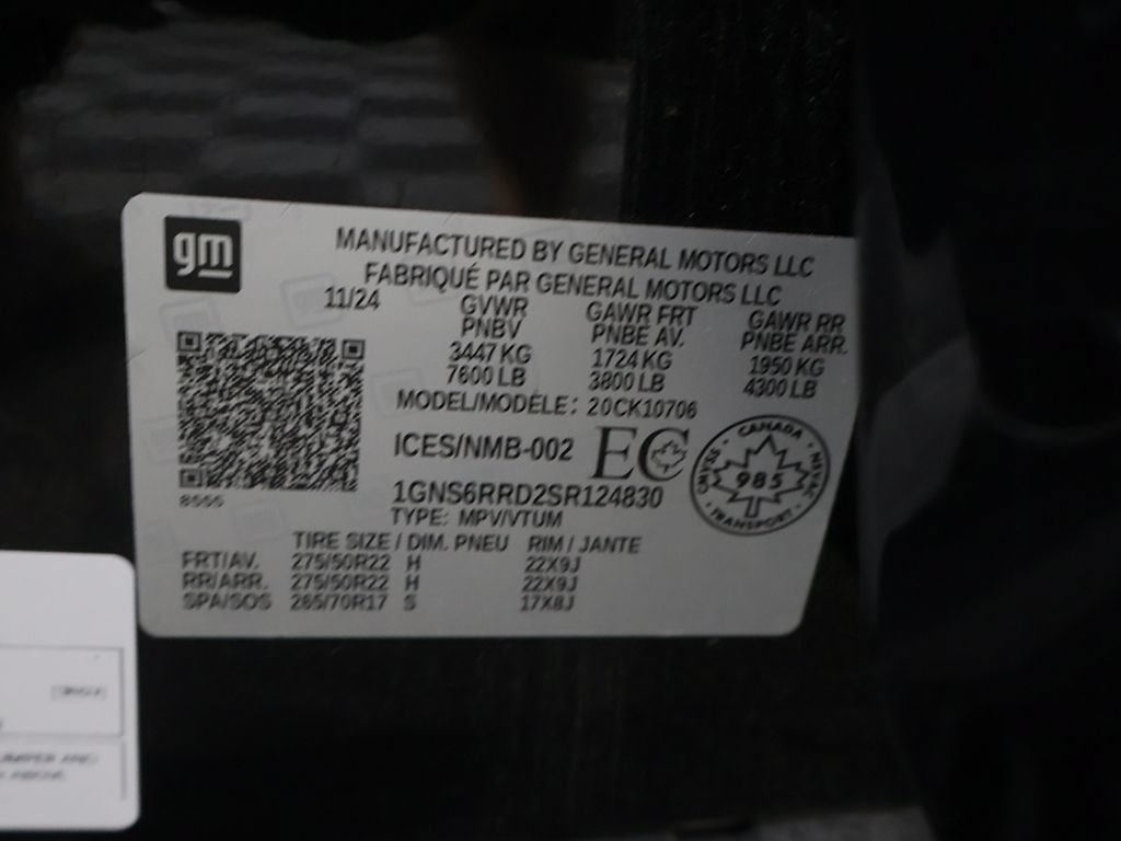 Used 2025 Chevrolet Tahoe RST w/ Comfort Package AWD/4WD image 58