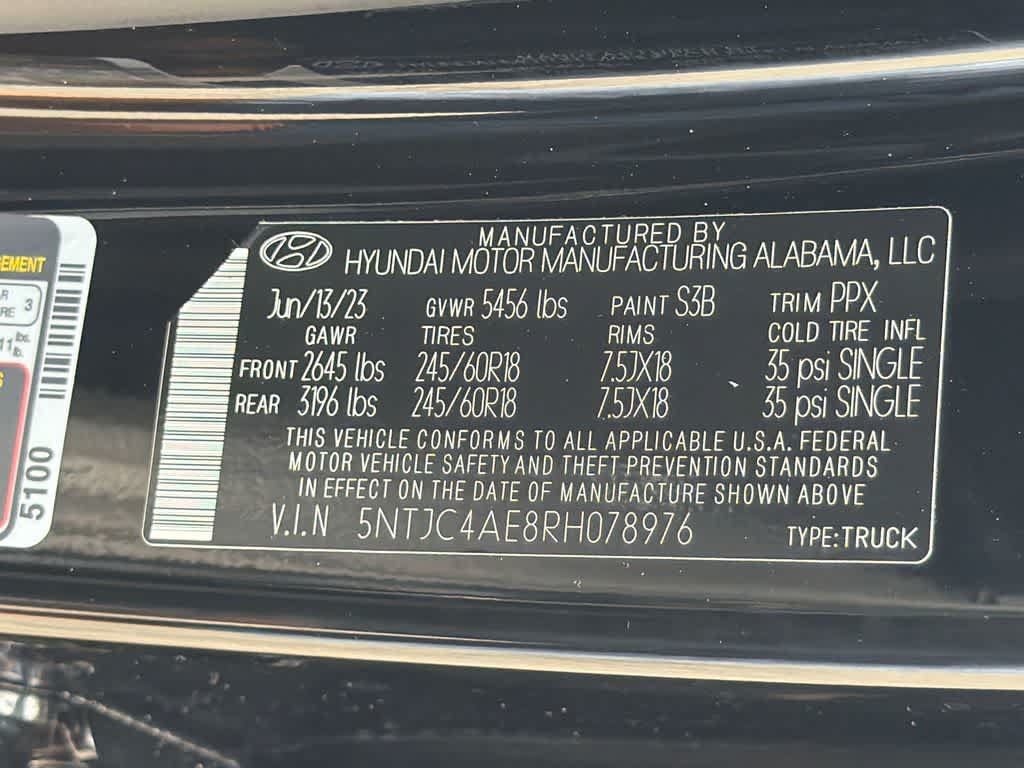 Used 2024 Hyundai Santa Cruz SEL w/ Activity Package FWD image 33