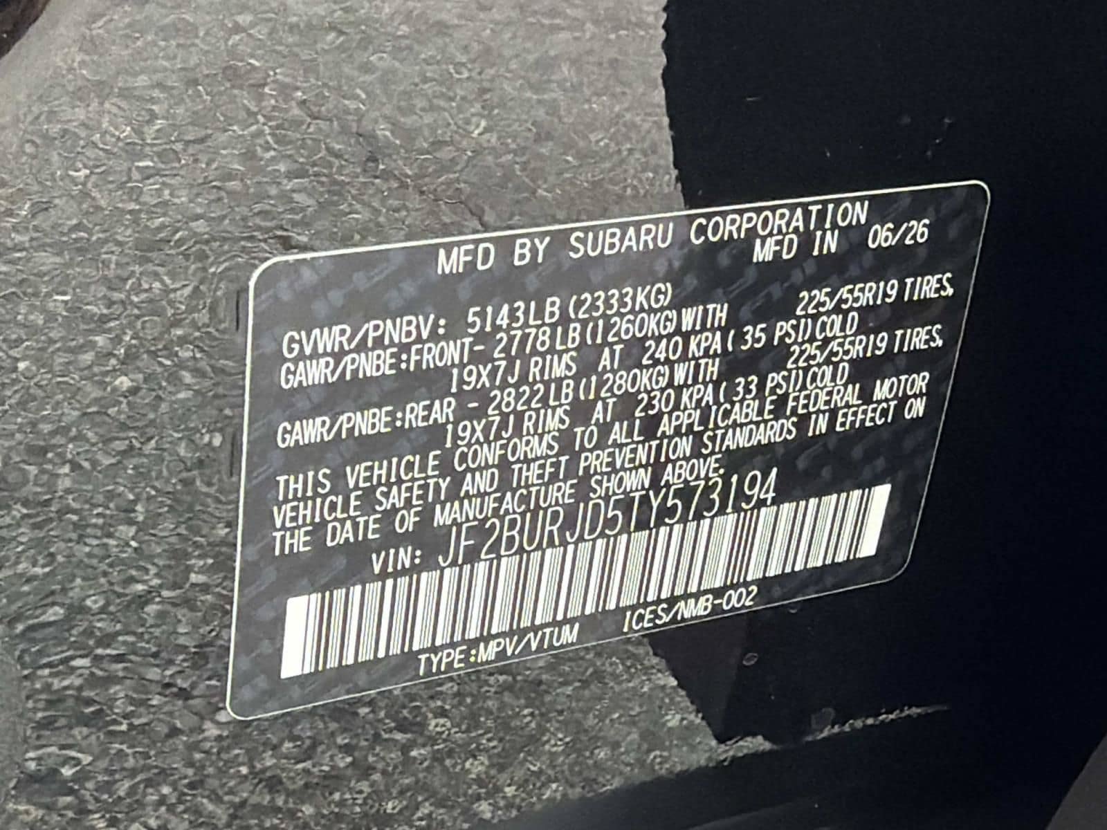 New 2026 Subaru Outback Touring XT AWD/4WD image 26