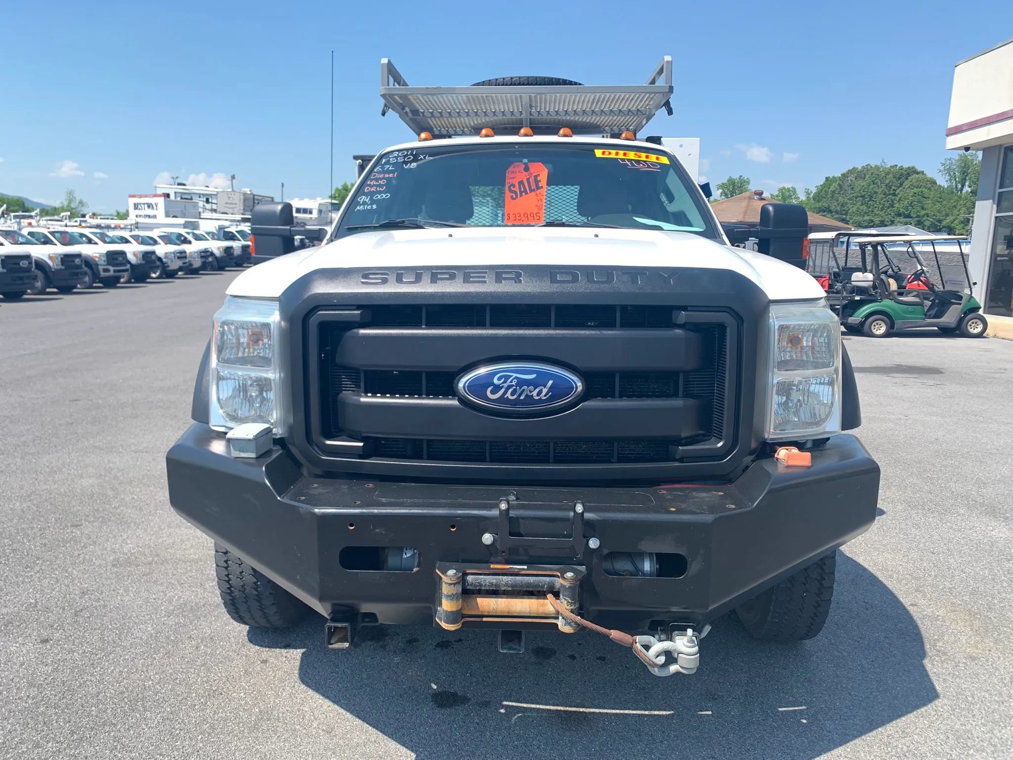 Used 2011 Ford F550 4x4 SuperCab Super Duty w/ PWR Equipment Group image 2