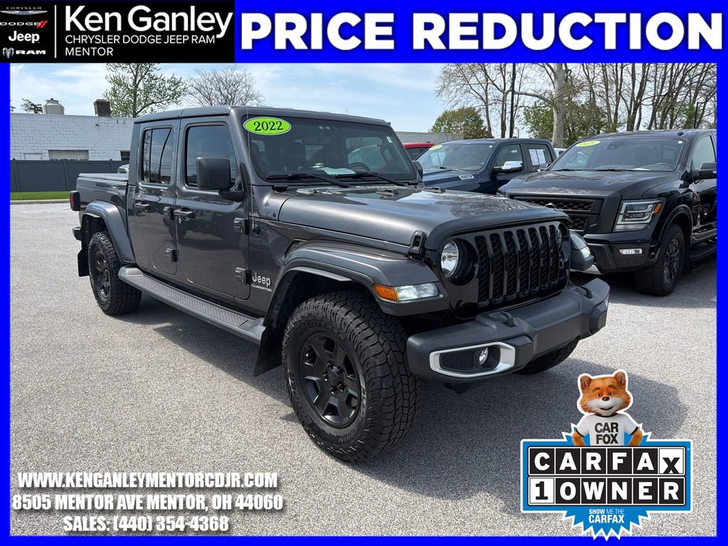 Used 2022 Jeep Gladiator Overland w/ Trailer Tow Package