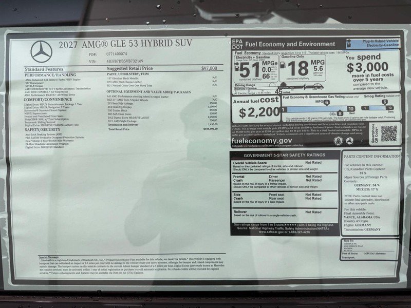 New 2027 Mercedes-Benz GLE 53e AMG 4MATIC image 4