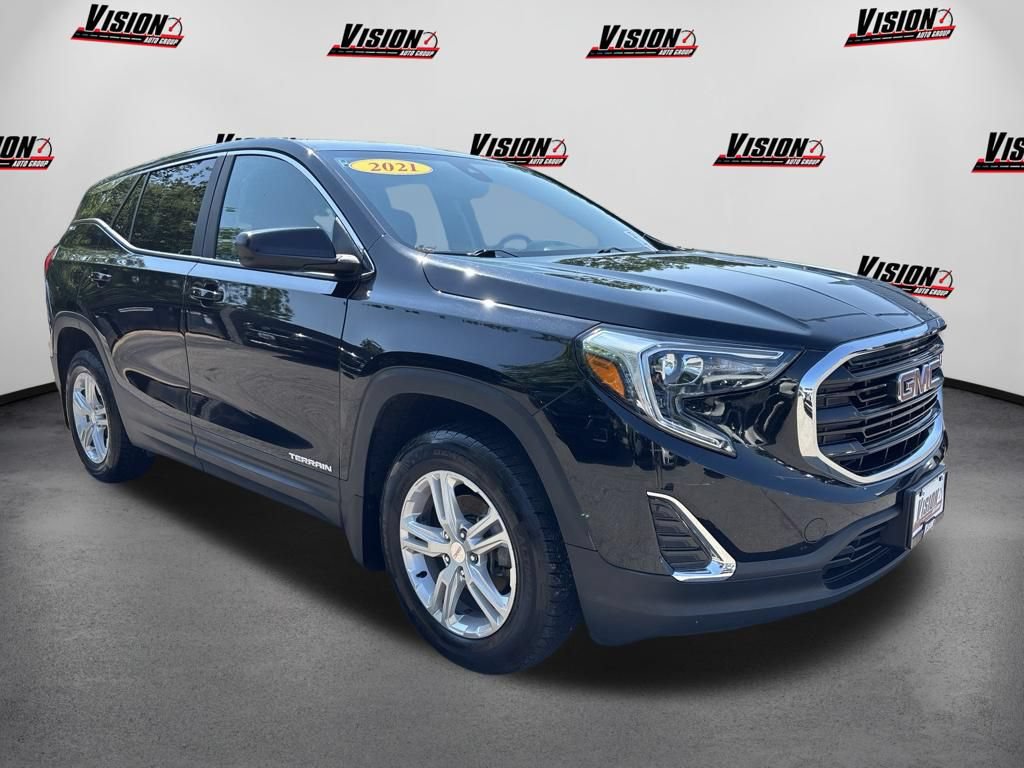 Used 2021 GMC Terrain SLE AWD/4WD image 3