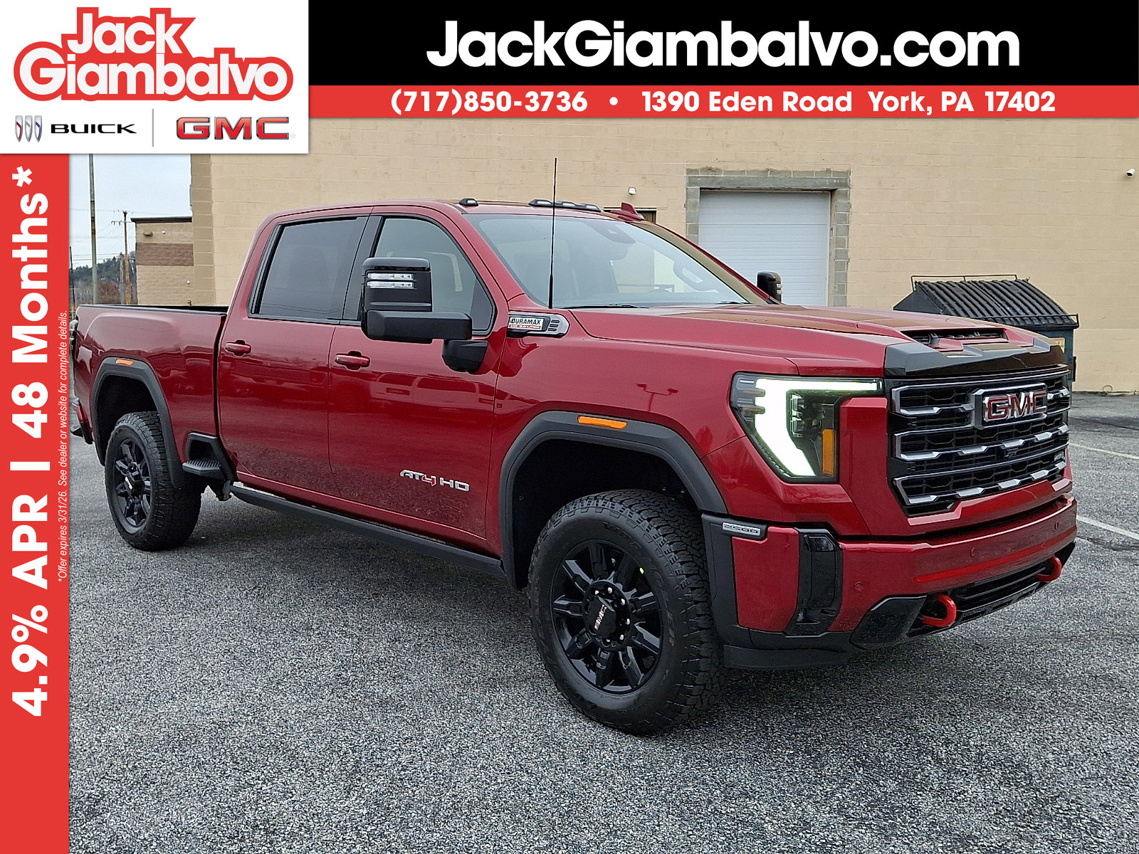 New 2026 GMC Sierra 2500 AT4 w/ AT4 Premium Plus Package image 1