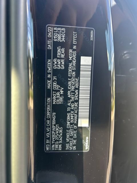 Certified 2023 Volvo XC90 B6 Ultimate w/ Protection Package Premier AWD/4WD image 29