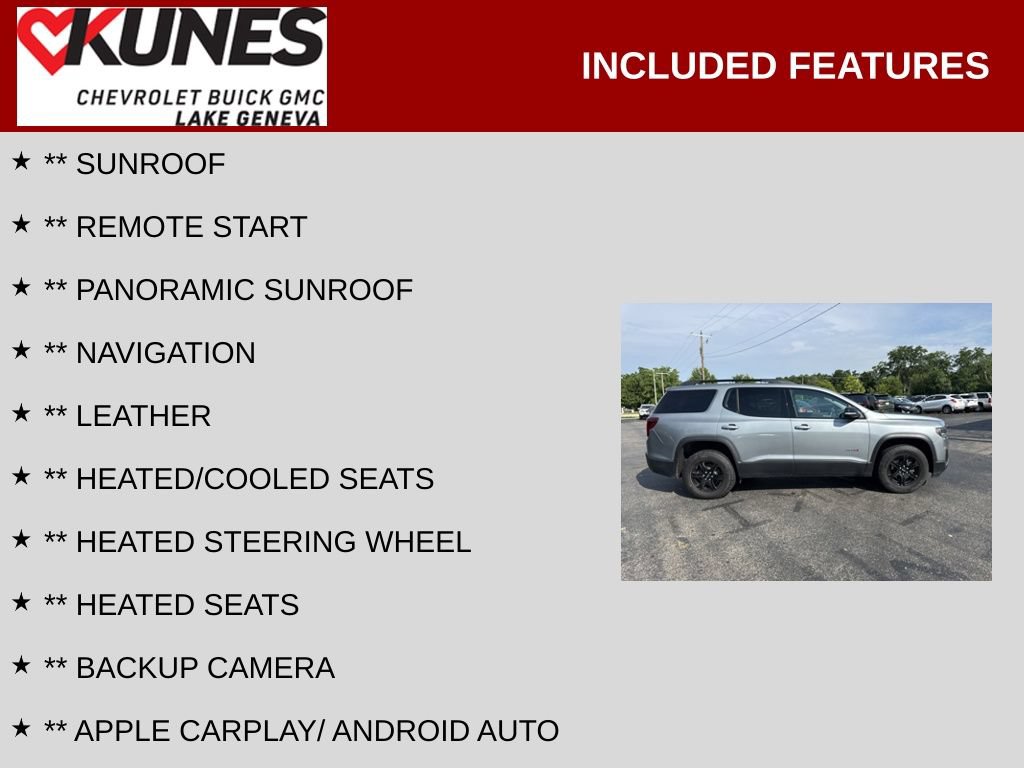 Used 2023 GMC Acadia AT4 w/ GMC Pro Grade Package AWD/4WD image 2