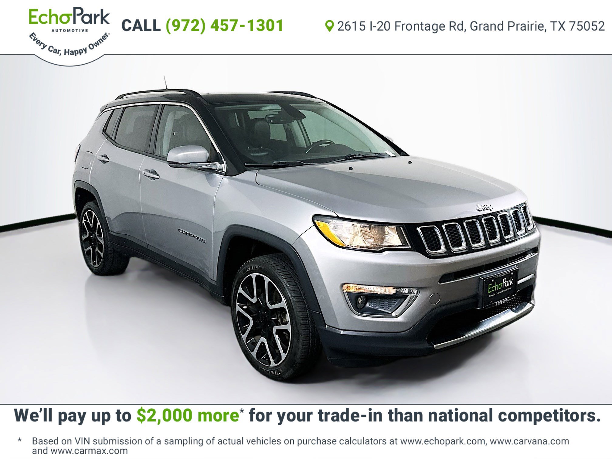 Used 2018 Jeep Compass Limited w/ Navigation Group image 1