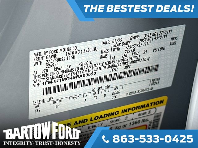 Used 2025 Ford Expedition Max Platinum w/ Stealth Performance Package image 34