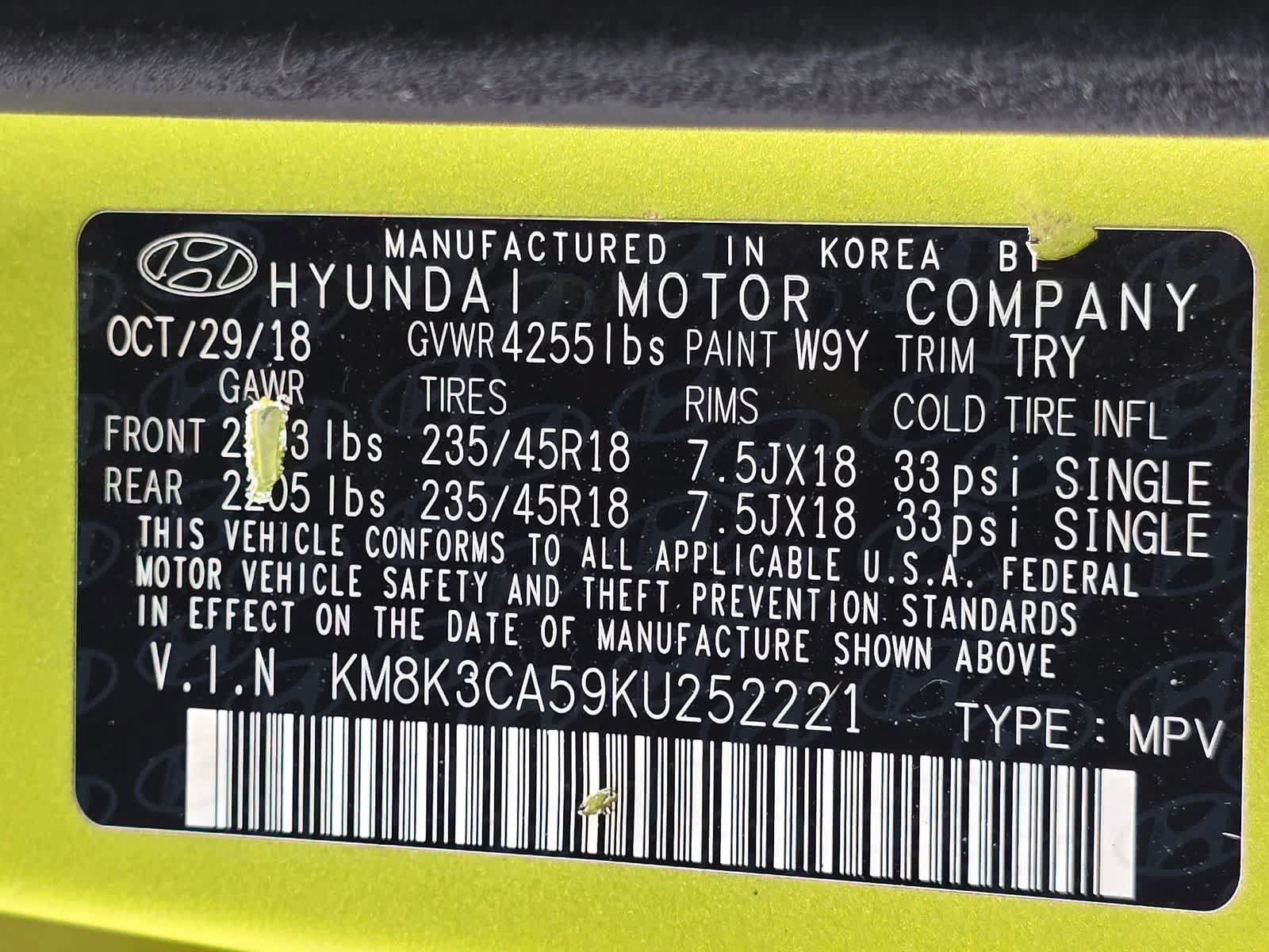 Used 2019 Hyundai Kona Limited AWD/4WD image 32