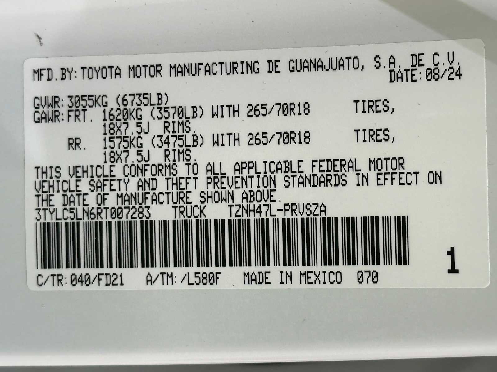 Certified 2024 Toyota Tacoma TRD Off-Road w/ TRD Off Road Upgrade Package AWD/4WD image 31