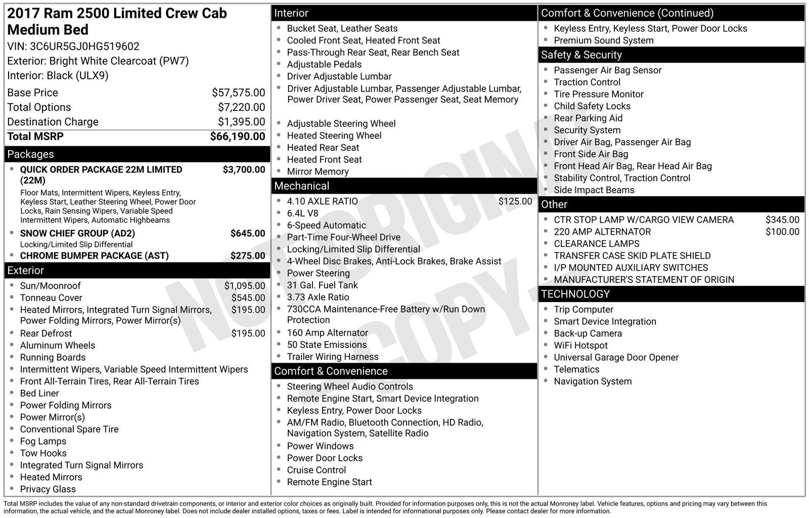 Used 2017 RAM 2500 Limited image 13