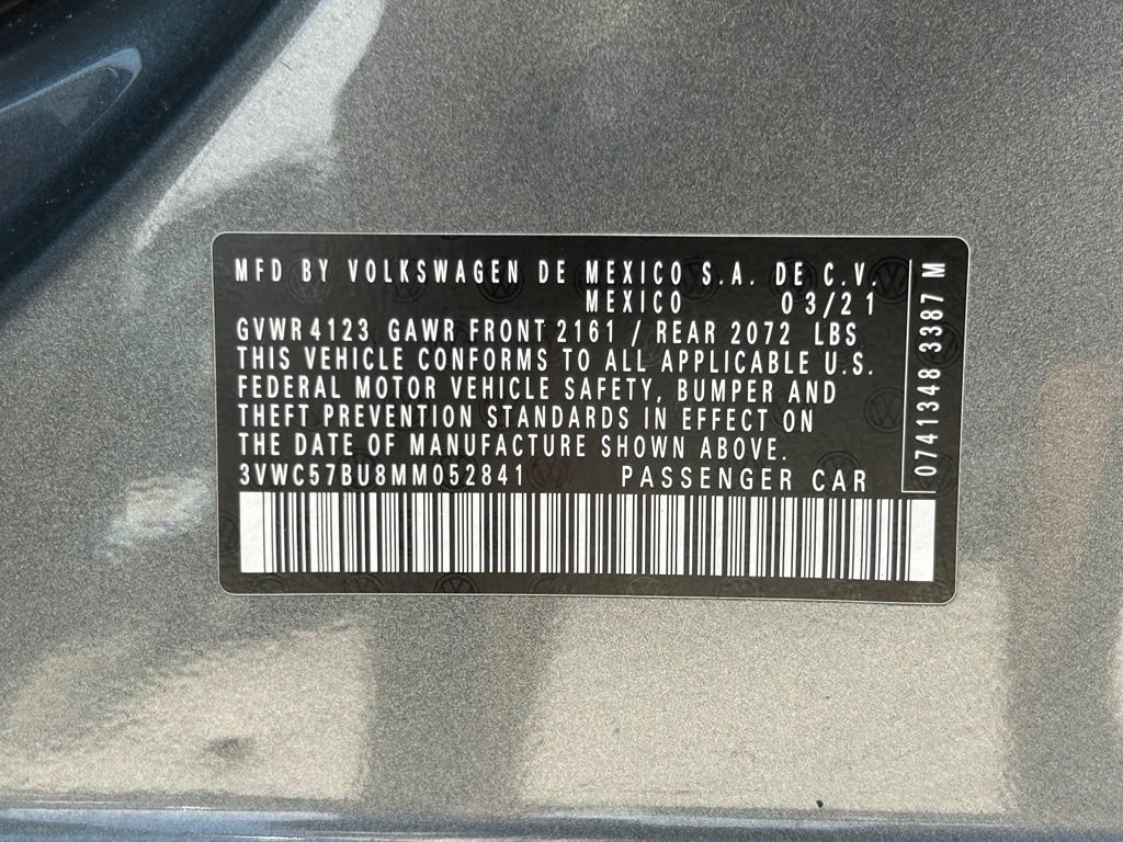 Certified 2021 Volkswagen Jetta SE w/ SE Cold Weather Package FWD image 54