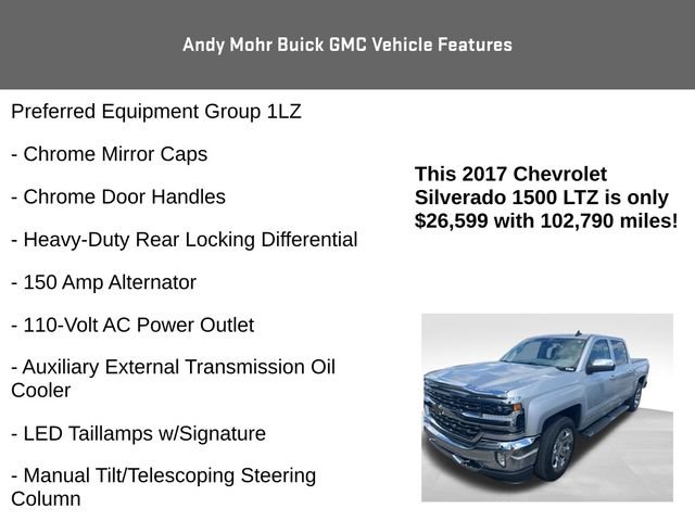 Used 2017 Chevrolet Silverado 1500 LTZ w/ Sport Package AWD/4WD image 10