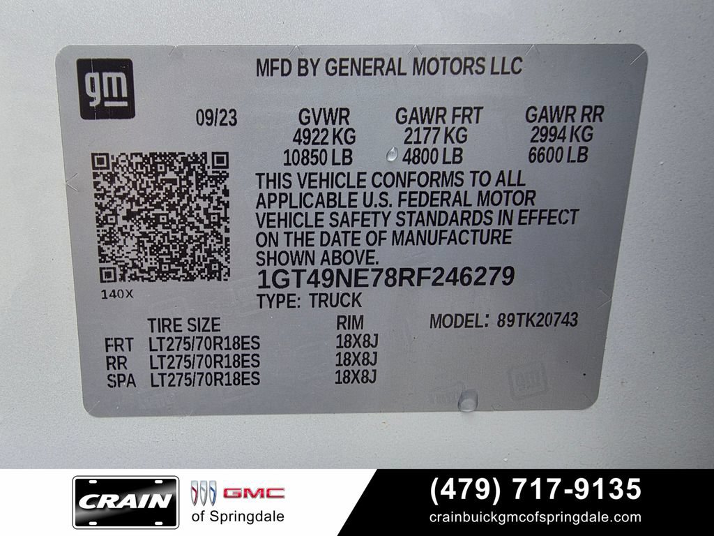Used 2024 GMC Sierra 2500 SLT w/ SLT Convenience Package AWD/4WD image 31