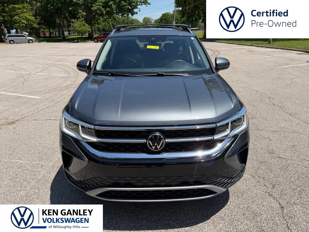 Certified 2023 Volkswagen Taos SEL w/ Black Wheel Package AWD/4WD image 2