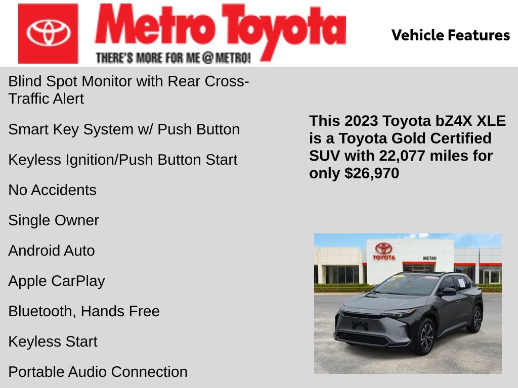 Certified 2023 Toyota bZ4X AWD w/ Weather Package image 11