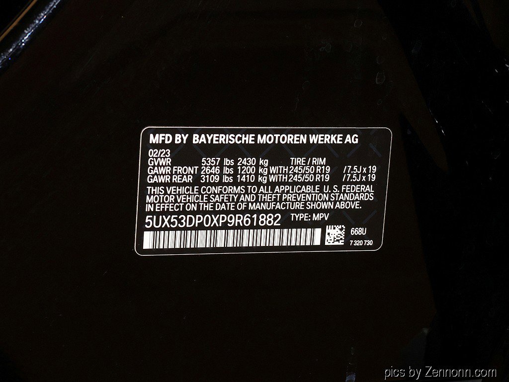 Certified 2023 BMW X3 xDrive30i w/ Premium Package image 40