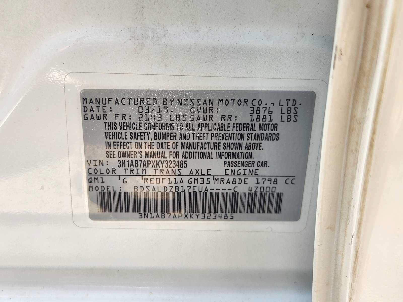 Used 2019 Nissan Sentra SV w/ Exterior Package FWD image 32