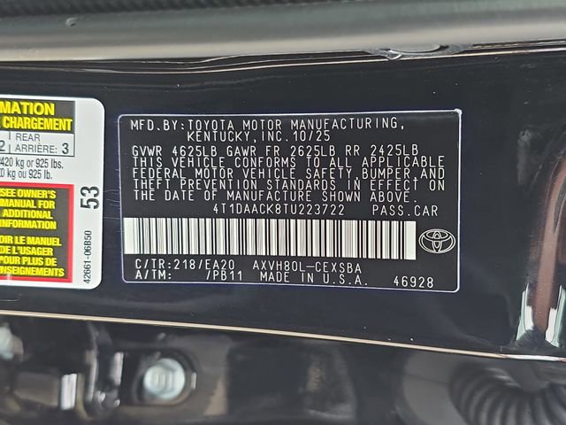 Used 2026 Toyota Camry SE w/ Multimedia Upgrade Package image 35