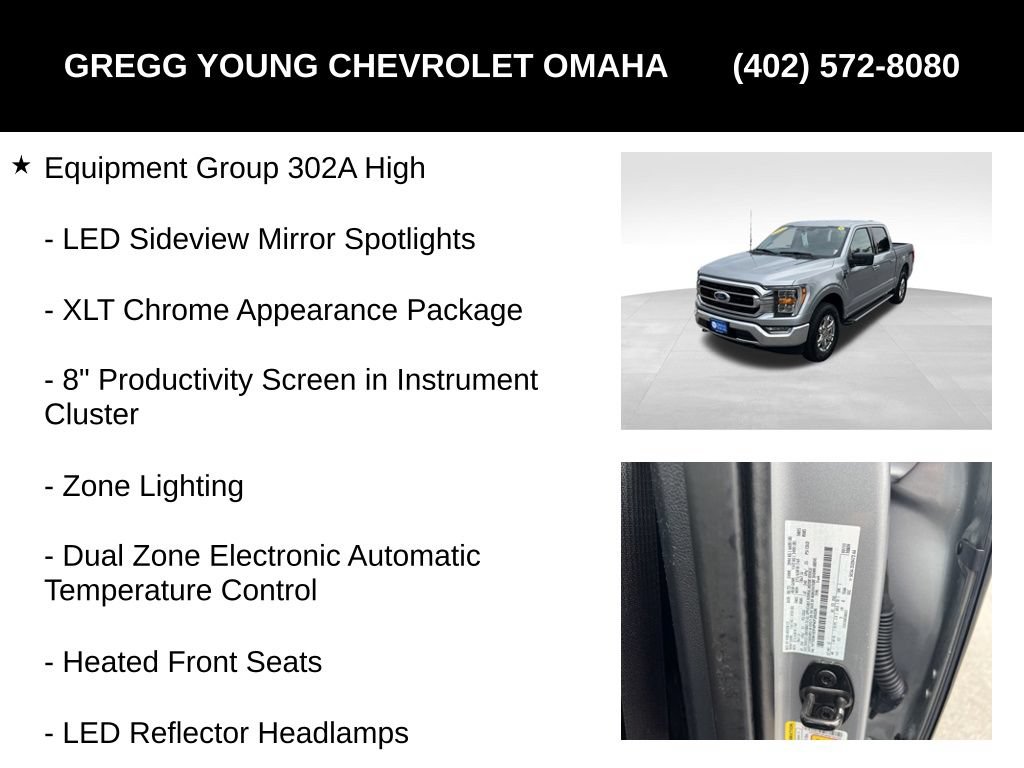 Used 2023 Ford F150 XLT w/ Equipment Group 302A High AWD/4WD image 13