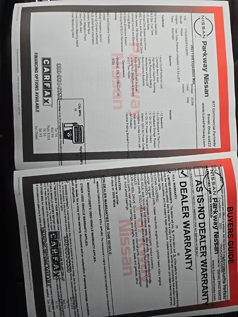 Used 2023 Ford Expedition Max Limited image 53