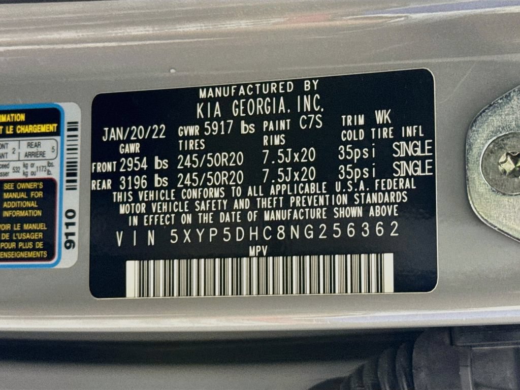 Used 2022 Kia Telluride SX w/ Nightfall Edition Package AWD/4WD image 35