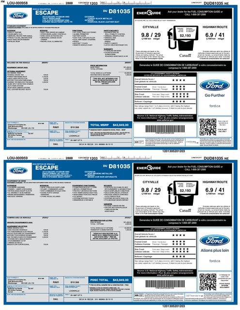 Used 2013 Ford Escape Titanium w/ Parking Technology Pkg AWD/4WD image 6