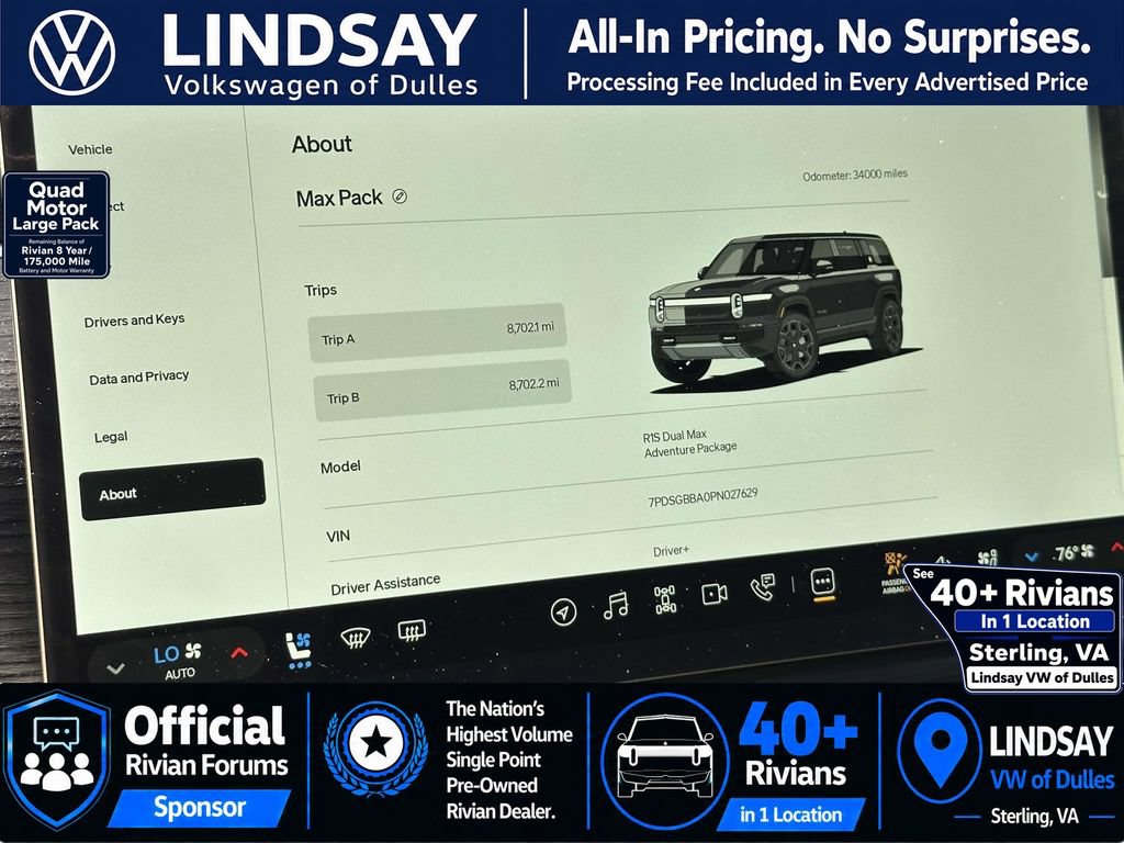 Used 2023 Rivian R1S Adventure AWD/4WD image 26